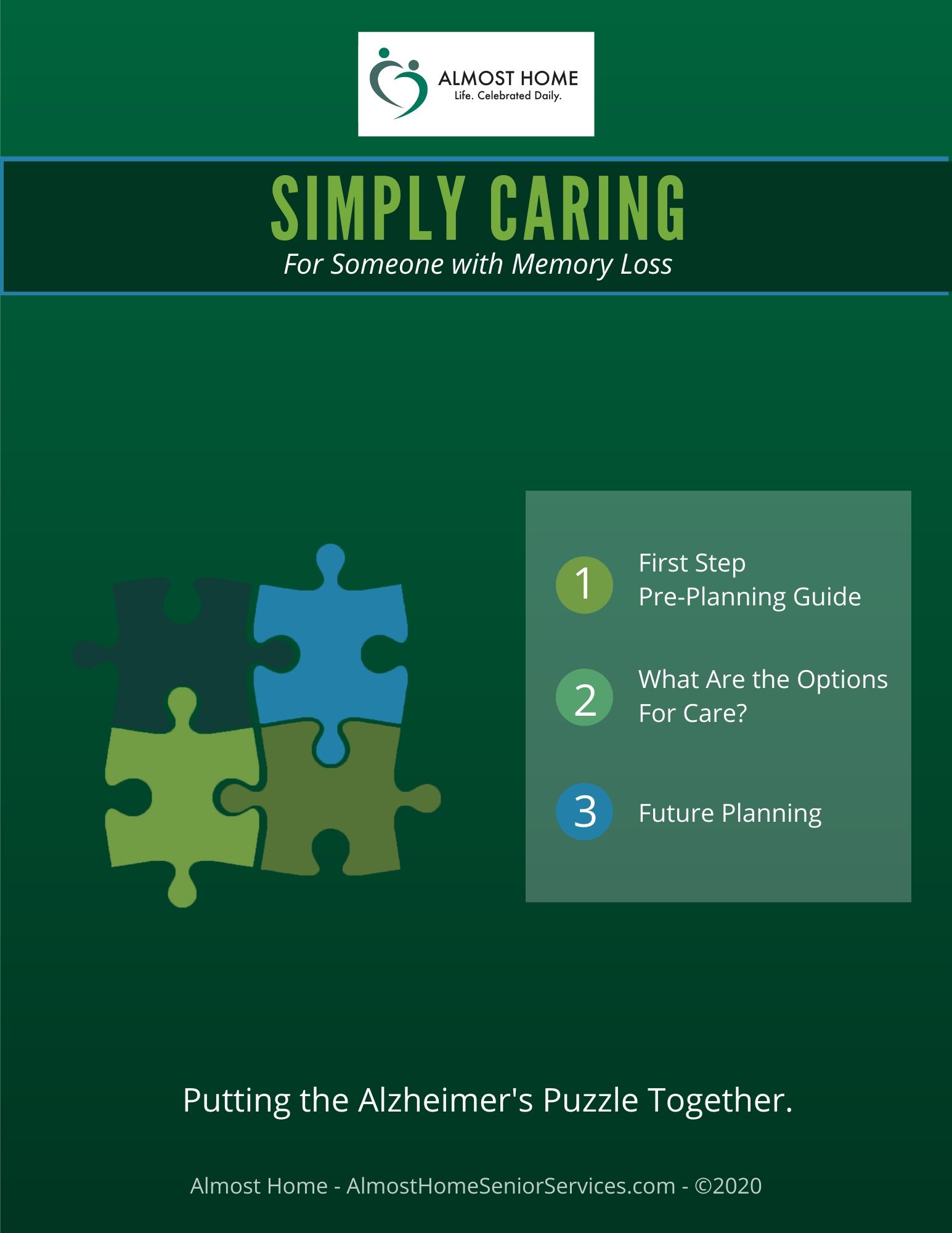 Free Guide For Caring For Someone With Memory Loss Almost Home